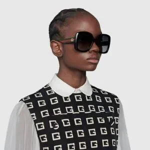Gucci | Accessories | Guccigg73s 006 Sunglasses Black Green  display picture 1